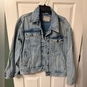 We The Free Light Blue Denim Jacket